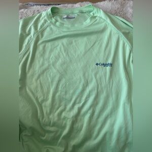 Columbia Mint Green Performance Tee